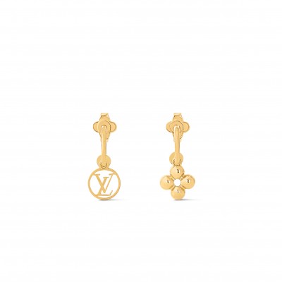 LOUIS VUITTON BLOOMING EARRINGS M64859